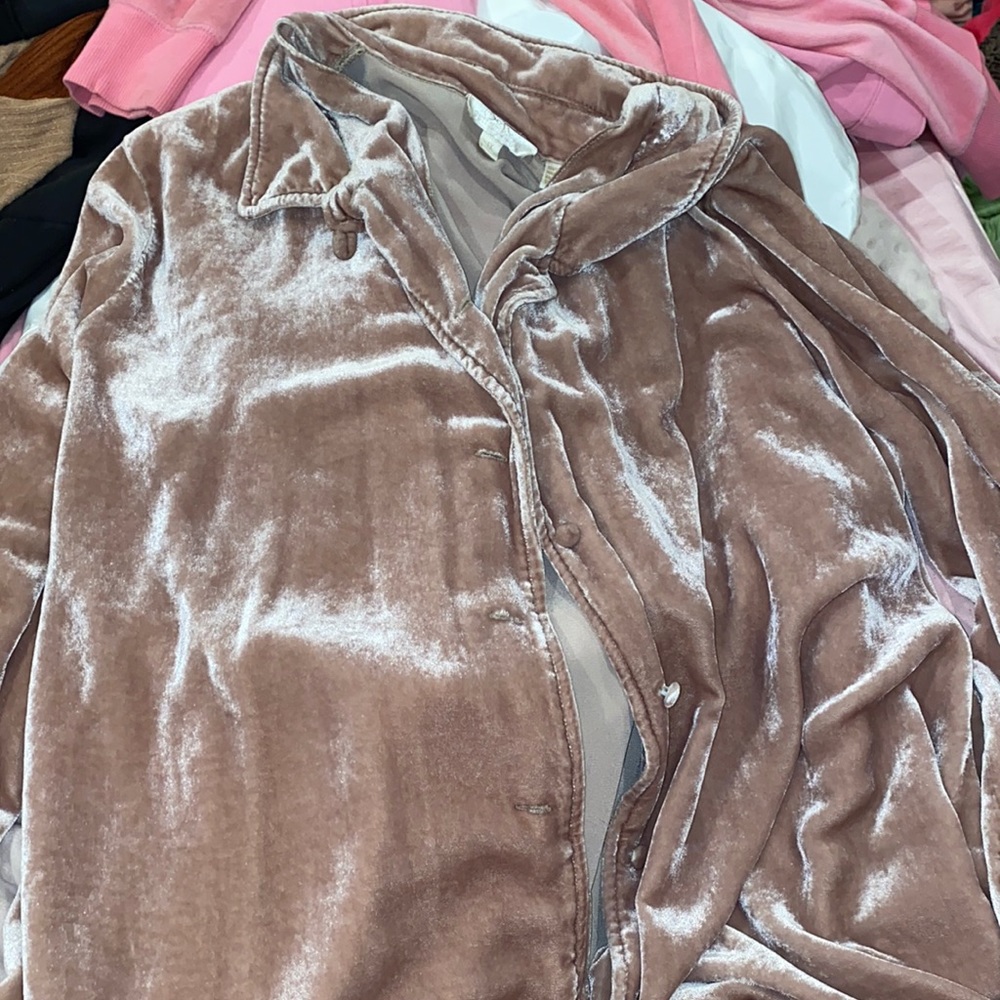 Pink Silk/ soft cardigan